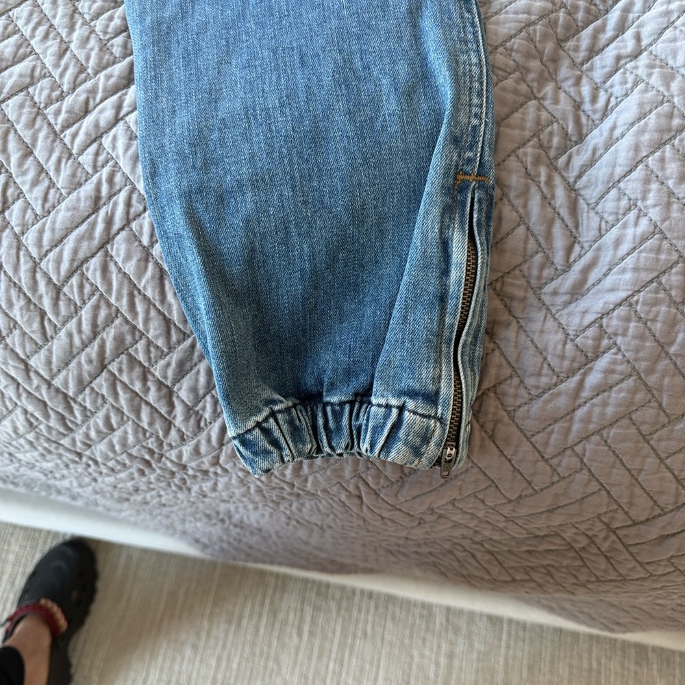Nili Lotan Midrise Military cropped Blue Women's Jeans Sz 27 NWT - Picture 11 of 11